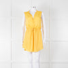 Babaton Yellow Sleeveless Mini Sundress
