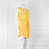 Babaton Yellow Sleeveless Mini Sundress