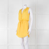 Babaton Yellow Sleeveless Mini Sundress