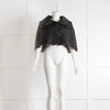 Burberry Black Quilted Short Cape