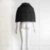 Burberry Black Quilted Short Cape