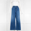Paige Blue Anessa Wide Leg High Rise Jeans