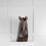 Wandler Brown Embossed Leather MiaTote Bag
