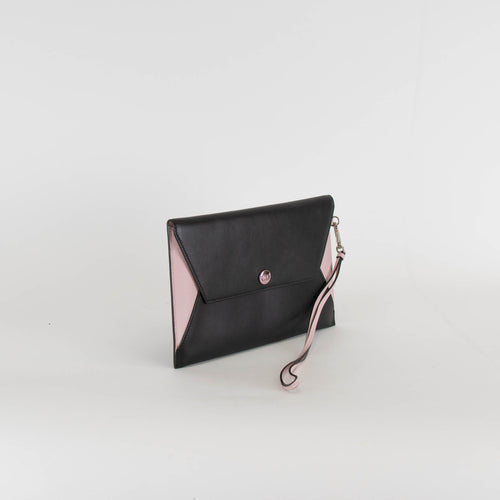 Christian Dior Black/Pink Envelope Clutch