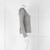 Carolina Herrera Grey Bow On Shoulders Long Sleeve T Shirt