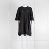 Isabel Marant Etoile Black Cotton Embroidered Tunic Dress