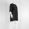 Isabel Marant Etoile Black Cotton Embroidered Tunic Dress