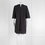 Isabel Marant Etoile Black Cotton Embroidered Tunic Dress