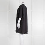 Isabel Marant Etoile Black Cotton Embroidered Tunic Dress