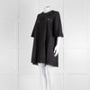 Isabel Marant Etoile Black Cotton Embroidered Tunic Dress