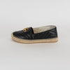 Gucci Black Leather Espadrilles