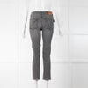 Zadig & Voltaire Grey Release Hem Jeans