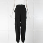 Moncler Black Twill Cargo Trousers