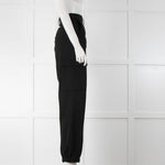 Moncler Black Twill Cargo Trousers