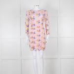 Ganni Ruched Multicoloured Ruched Dress