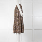 Ba&sh Silver Thread Tiered Skirt