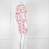 Ganni Ruched Multicoloured Ruched Dress