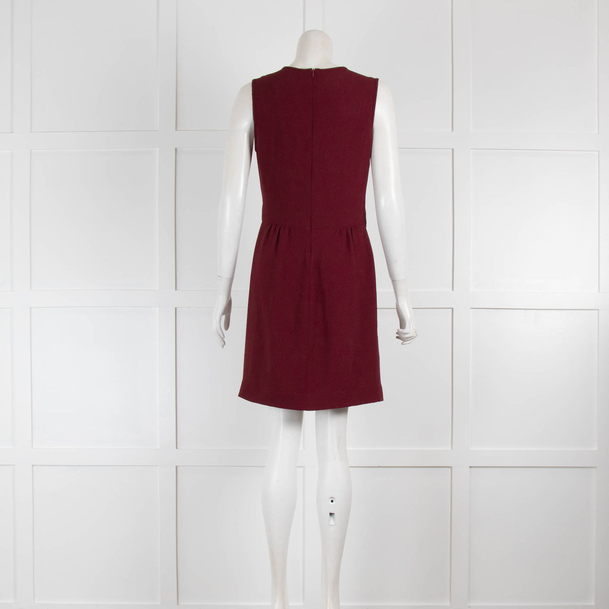 Sandro Burgundy Sleeveless Shift Dress – Phoenix Style