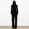 Me+Em Black Jersey Zip Front Sleeved Jumpsuit