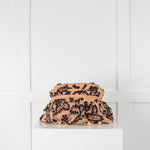 Jamin Puech Black Beaded and Nude Lace Evening Bag