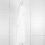 Goat Josephine Cream Belted Midi Dress