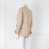 Lily Aldridge For Velvet Beige Cotton Zip Up Jacket