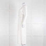 Goat Josephine Cream Belted Midi Dress