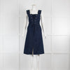 See By Chloe Blue Denim Dress with Corset Detail Front