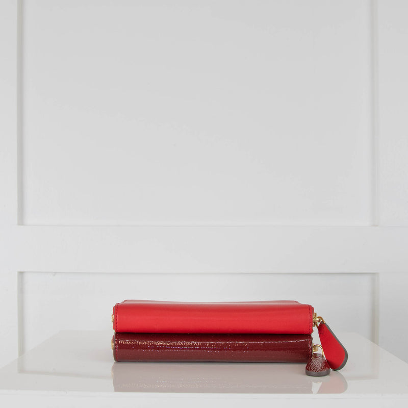 Anya Hindmarch Bright Red Double Wallet