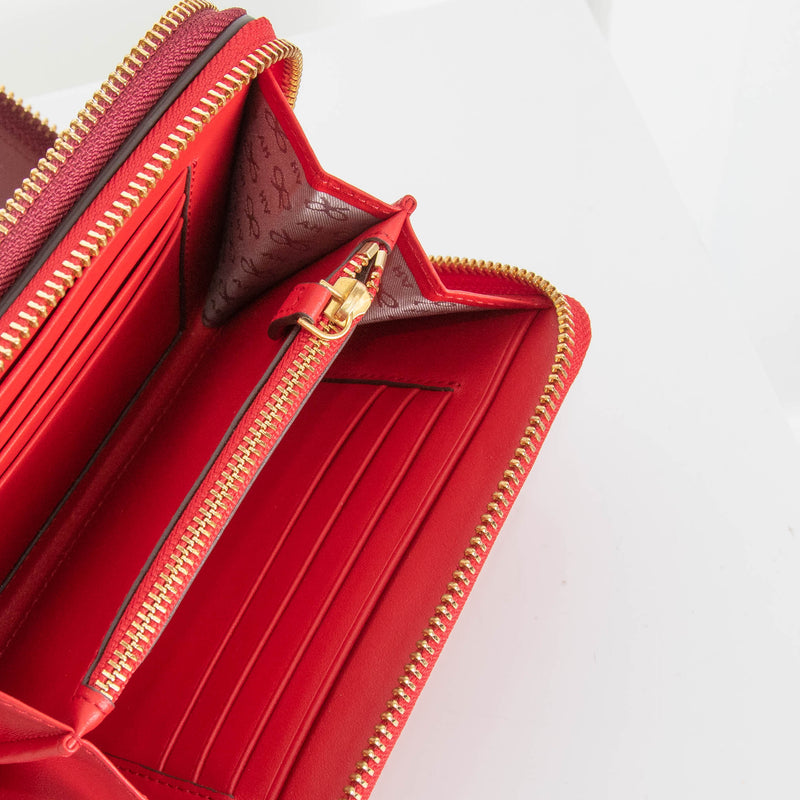 Anya Hindmarch Bright Red Double Wallet