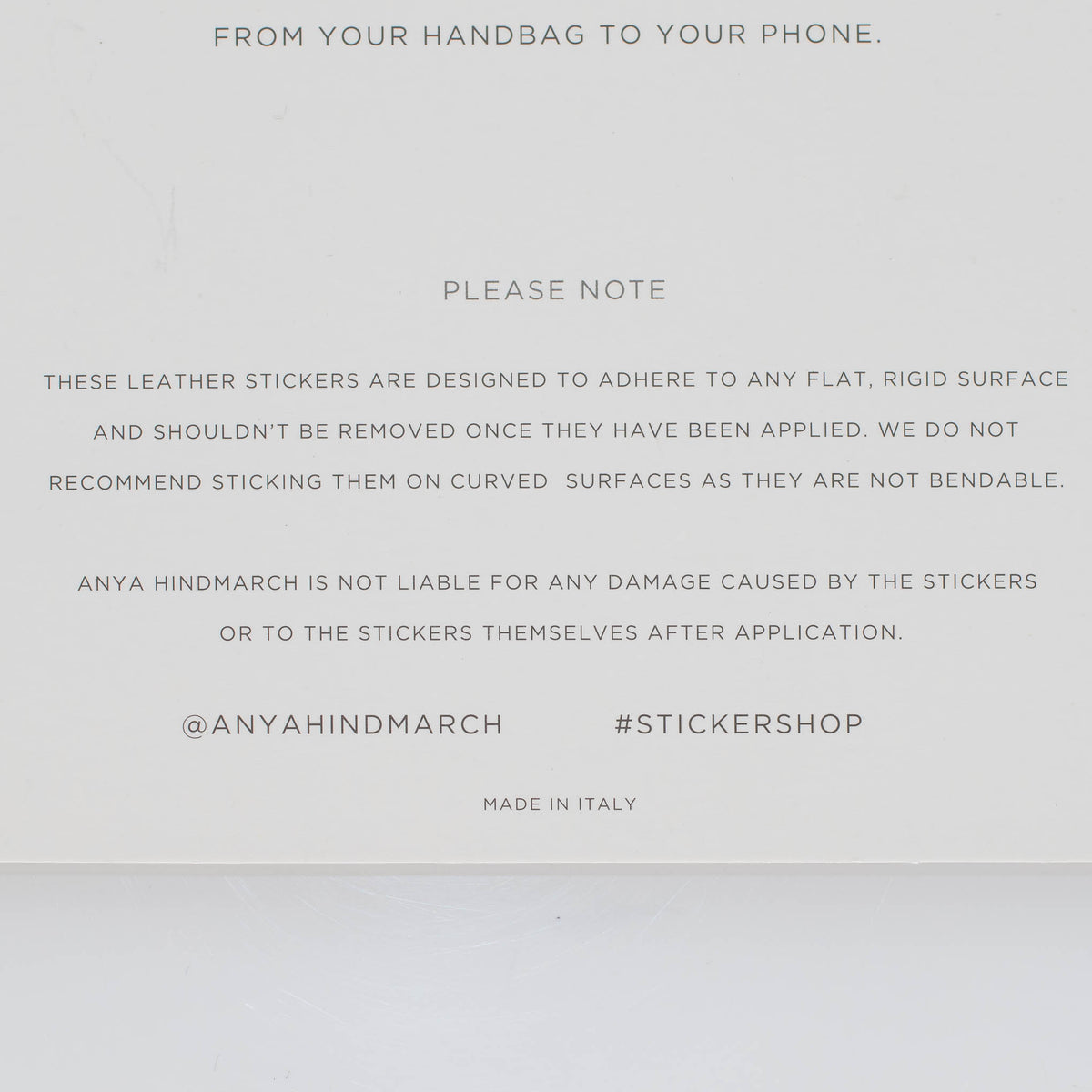 Anya Hindmarch Symbol Furry Steam Shearling Eyes