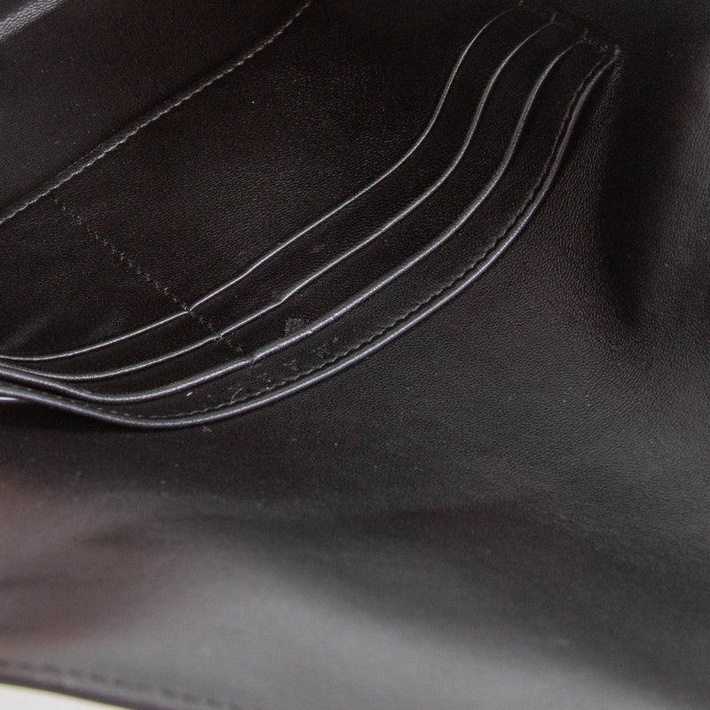 Marni Black Envelope Clutch