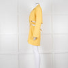 Jacquemus Yellow Le Robe Bari Linen Cutout Dress