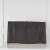 No Brand Black Python Clutch