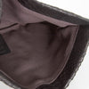 No Brand Black Python Clutch