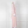Claudie Pierlot Pale Rose Pink  Long Sleeve Midi Dress