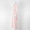 Claudie Pierlot Pale Rose Pink  Long Sleeve Midi Dress