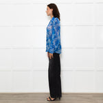 The Kooples Blue White Front Button Shirt