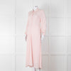 Claudie Pierlot Pale Rose Pink  Long Sleeve Midi Dress