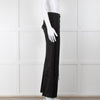 Alexander McQueen Black Wool Trousers With Fringing