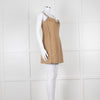 Dion Lee Brown Hook and Eye Corset Dress