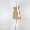 Dion Lee Brown Hook and Eye Corset Dress