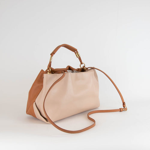 Ulla Johnson Tan Cream Remy Leather Bag