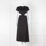 Ba & Sh Black Cut Out Short Sleeve Dress