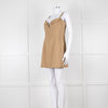 Dion Lee Brown Hook and Eye Corset Dress