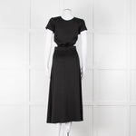 Ba & Sh Black Cut Out Short Sleeve Dress