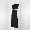 Ba & Sh Black Cut Out Short Sleeve Dress