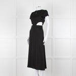 Ba & Sh Black Cut Out Short Sleeve Dress