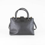 Jimmy Choo Black Marianne Grainy Leather Tote Bag