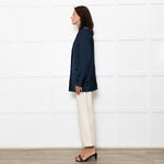 Second Female Midnight Blue Satin Jacket